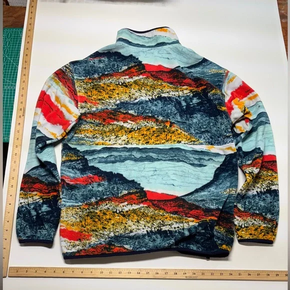 Columbia Men's Back Bowl Zip Through Fleece "Icy Morn Hyper" men’s size Large - Picture 4 of 4